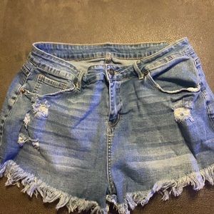 jean shorts size XL